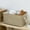 Beige, variant on Versatile Double-layered Linen Laundry Basket Sundries Sorting Basket Folding Linen Organizer Box Underwear Socks Baby Toys