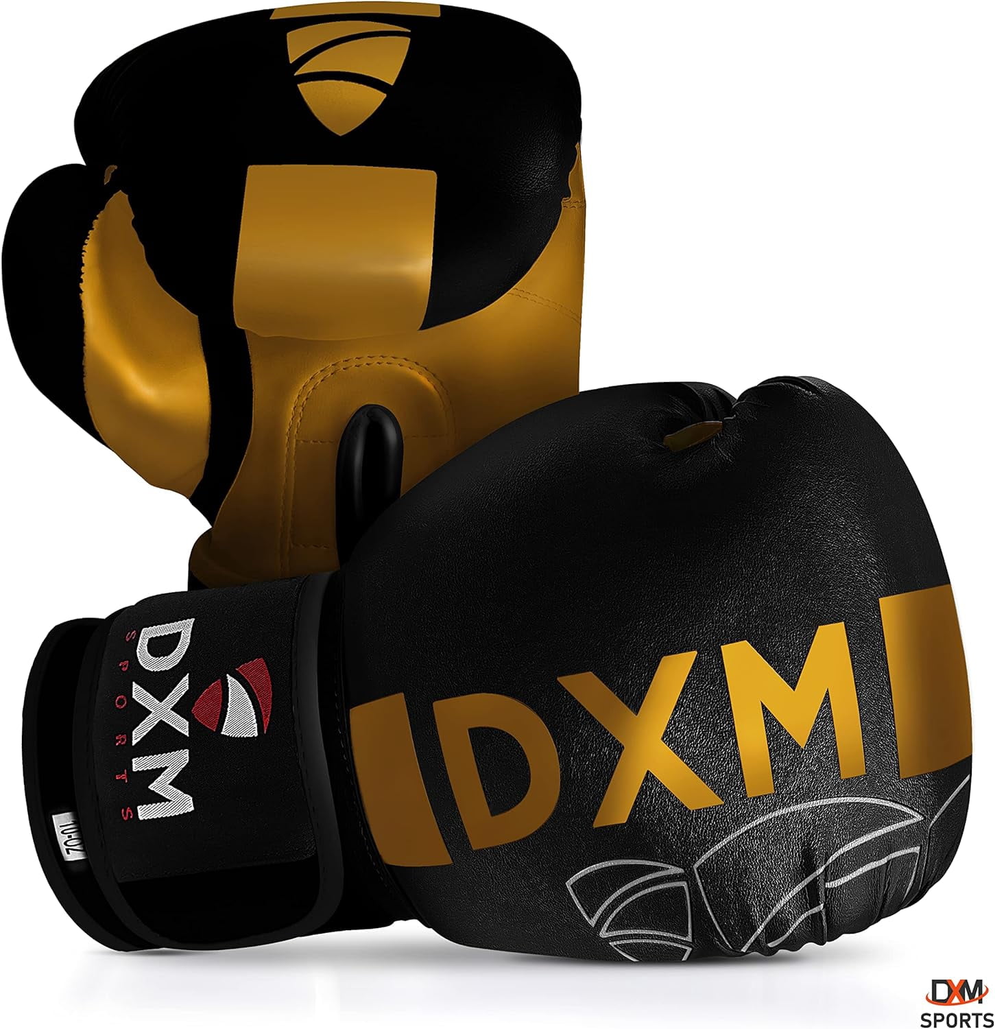 DXM SPORTS Boxing Gloves for Men & Women, Ideal for Heavy Punching Bag Workout Kickboxing, Muay Thai, MMA - 14oz