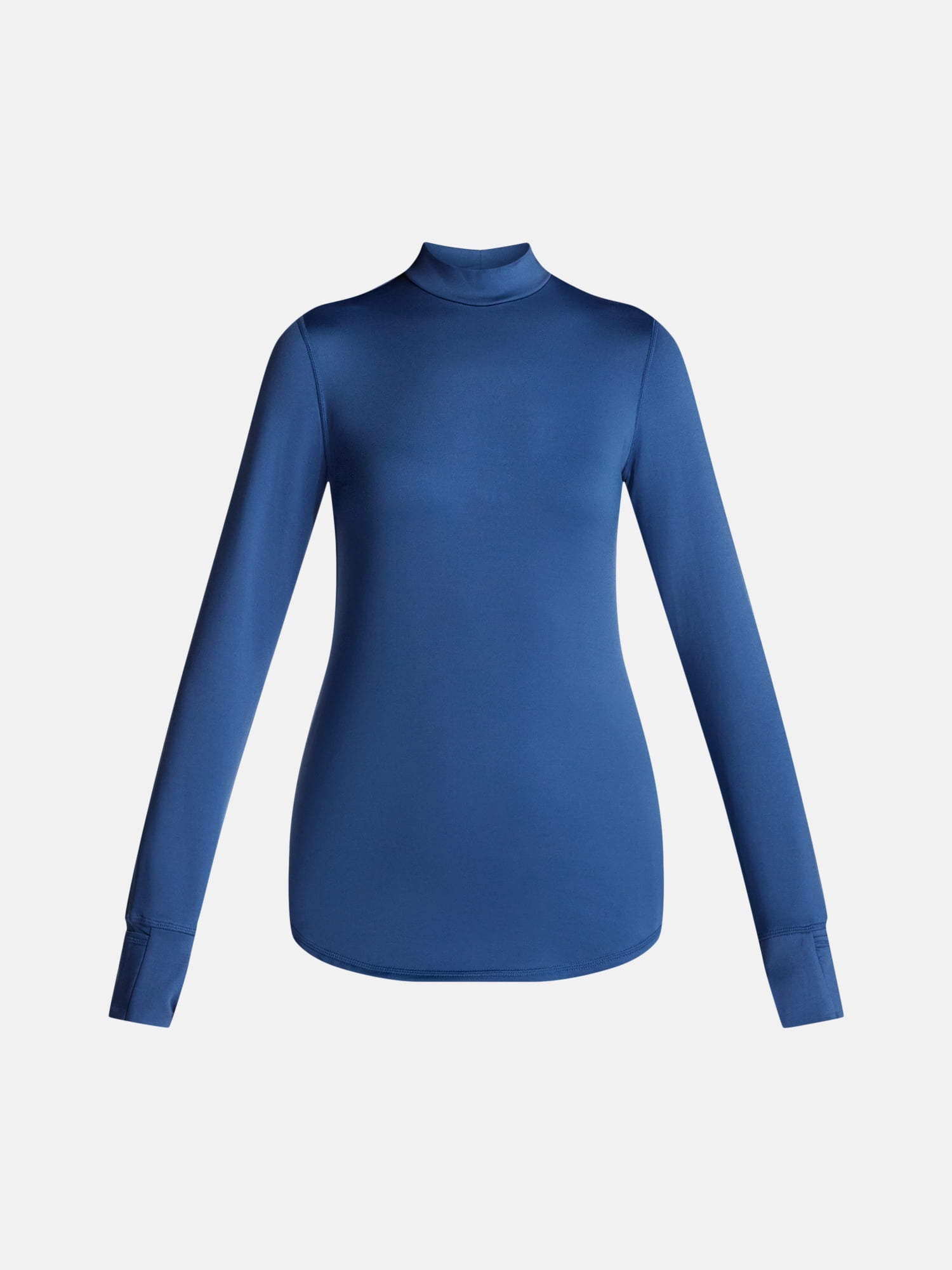 ClimateRight by Cuddl Duds Women's Warm Plush Warmth Mock Neck Base Layer Thermal Top, Sizes XS to 4X