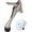 Satin Nickel, variant on One Touch Kickdown Door Stopper, Door Holder, Heavy Duty Door Stops, Bottom of Door, Height-Adjustable Rubber Tips by HASHI (Black 4 inch x 1pack)