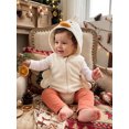 thumbnail image 5 of RUINIXCW Newborn Baby Girl Boy Duck Costume Infant Halloween Animal Costume Fall Winter Outfit Fleece Hooded Romper Long Sleeve T Shirt Pants Set, 5 of 10