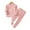 Pink, variant on Esaierr 2PCS Toddler Boys Girls Thermal Underwear Set Kids Thermals Long Johns Tops Bottom Warm Outfit for 2-14 Years Old Teenagers Baby