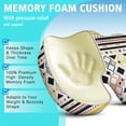 thumbnail image 5 of Premium Gel & Memory Foam Seat Cushion–Doctor Recommended Office Chair Cushion,Car Seat Cushion–Chair Cushions for Back & Sciatica Pain Relief–Seat Cushions for Office & Desk, 5 of 6