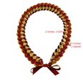 thumbnail image 5 of Collar de leis de cinta Collar navideño hawaiano Collar de leis de flores hawaianas Collar de hula para graduación Guirnalda de leis de flores, 5 of 5