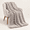 Grey-40"x50", variant on Chunky Knit Throw Blanket For Couch 80'' X 90''