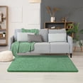 thumbnail image 3 of Rug Chicrug de espuma viscoelástica de pelo bajo, 61 x 122 cm, color verde, 3 of 8