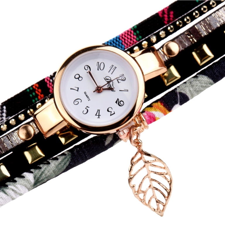 Walmart Kids Preteen Jewelry: Trendy Charm Fabric Bracelet  display picture 2