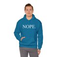 thumbnail image 5 of Nope. Funny Sarcastic Adult’s Unisex Cotton Pullover Sweatshirt Hoodie, 5 of 5