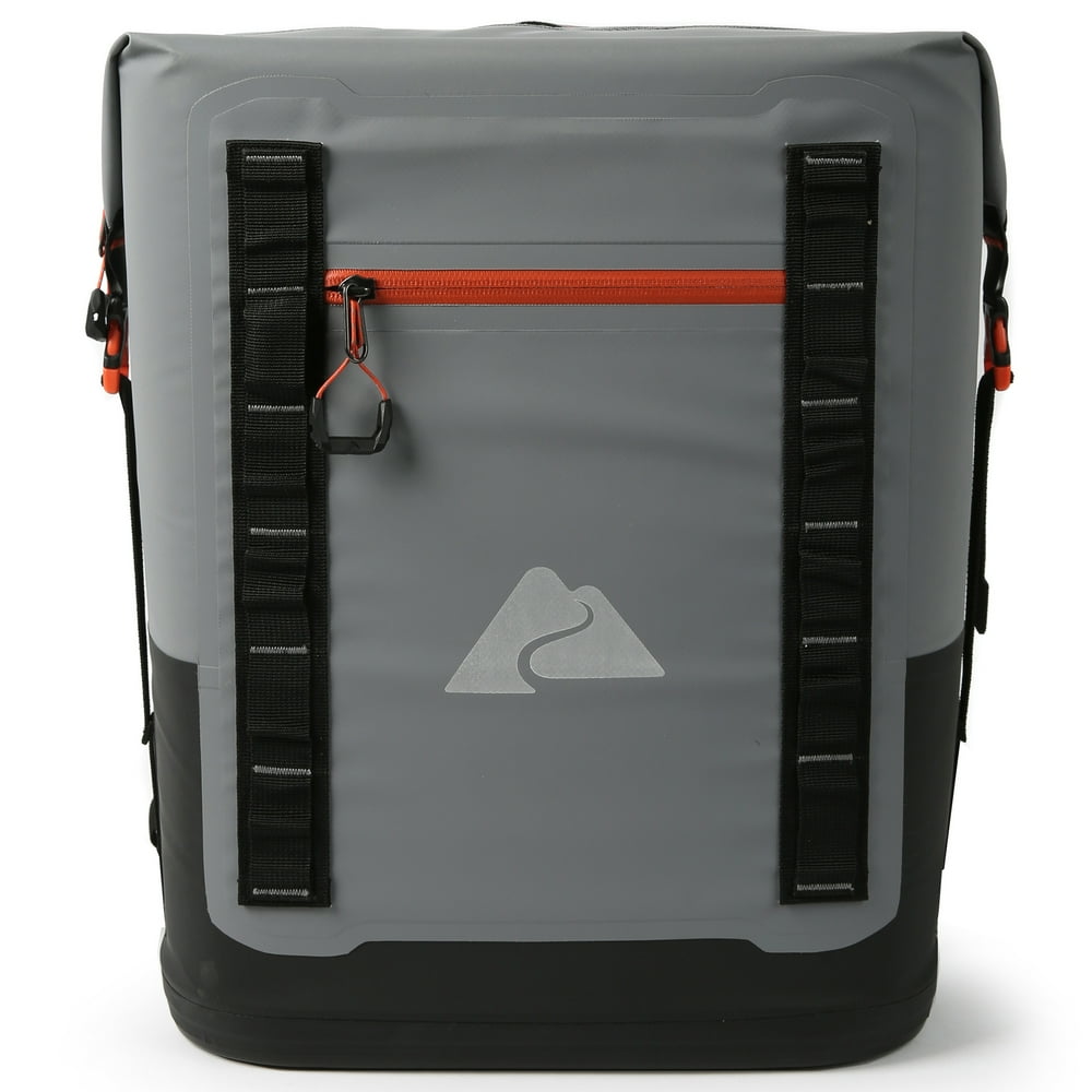 Ozark Trail 24 Can Hard Sided Backpack Cooler, Gray