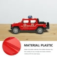 thumbnail image 3 of Miangastore Camion de Pompiers pour Enfants Modèle de Camion de Pompiers en Plastique Jouet de Camion de Pompiers à Inertie Simulée Jouet de Camion de Pompiers Jouet de Cognition de Camion de Pompiers, 3 of 8