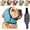 Blue, variant on ZenPup Noise Cancelling Ear Wrap for Dogs, Soft Dog Calming Ear Wrap, Adjustable Noise Protection Ear Cover for Fireworks Thunder Bathing
