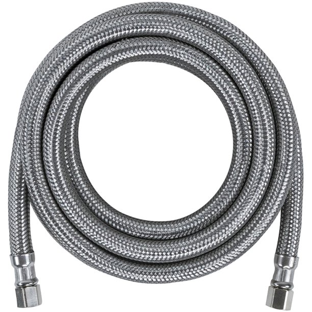 Certified Appliance Accessories LM120SS Braided Stainless Steel Ice