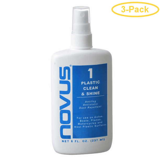 Novus 1 Plastic Clean & Shine 8 oz Pack of 3 Walmart