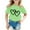 Light Green, variant on Bearichfupo Kid Girls Cute Graphic Round Neck Short Sleeve Tee Summer Casual Shirt,Girls Summer Tops,Sizes 3-4 Years