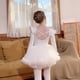 thumbnail image 4 of Ropa de baile para niños Otoño Ropa de práctica de manga larga para niñas Falda blanca Falda de gasa Vestido de ballet para niños Danza, 4 of 6