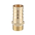 thumbnail image 1 of Latón Manguera Accesorio Conector, 3/8'' NPT 16mm para Coche Latón Dorado Tono, 1 of 1