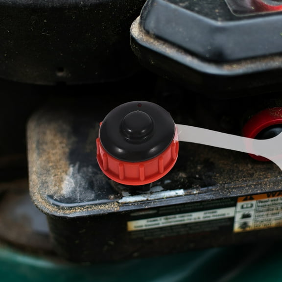 ROSENICE 2Set Gas Cap with Rubber Gasket Orange PP for Outdoor Maintenance 5.50X4.50X3.50CM