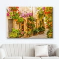 thumbnail image 2 of HFDF Canvas Prt Wall Art Floral Botanical Garden European Village Nature Wilderness Photography Realism Rustic Scenic Landscape Earth Panorama Colorful for Livg Room, Bedroom, - 14x11inch Framed, 2 of 5