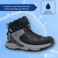 thumbnail image 3 of ACE Work Boots Arrow, Men's 6" Nano Composite Toe (NCT) Slip Resistant Work Boots, Water Resistant, Black, Men's 9.5 Medium, 3 of 5