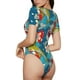 thumbnail image 2 of Fotbe Japanese Koi Body de Mujer con Cuello Redondo y Mangas Cortas, Sin Mangas Ajustado, Suave, Cómodo y Básico-Small, 2 of 7