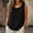 Black Tops, variant on Women Casual Shirts Simple Solid Color Summer Sleeveless Knit Tank Tops With Pleated Round Neck Lightweight Breathable Tee For Everyday Wear Soft Blouse