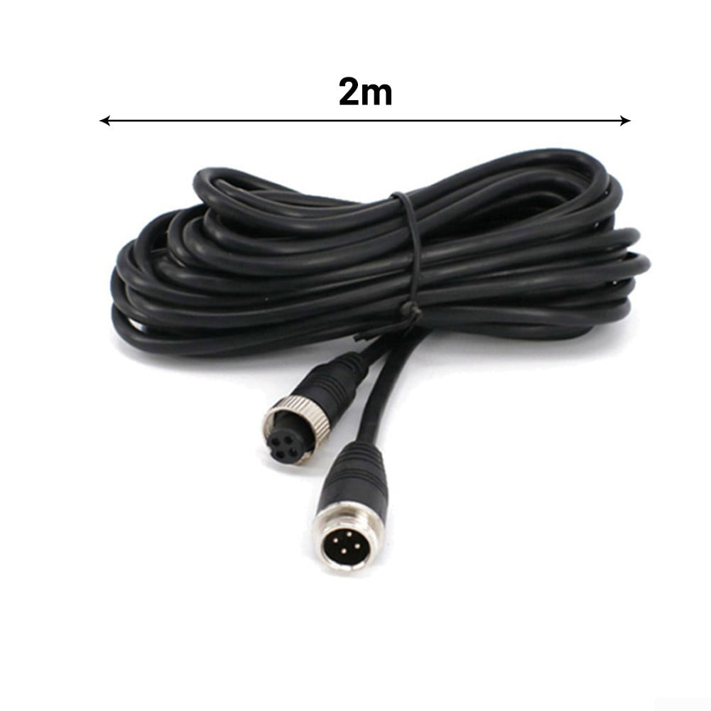 20M 4Pin Video Extension Cable Wire For Car Bus Truck Reversing Rear View Camera 