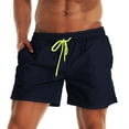 thumbnail image 5 of JTieacloth Mens Breathable Work Shorts Men's Solid Color Large Sports Casual Shorts Quick Drying Breathable Men's Beachwear,Orange, 5 of 5