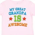 thumbnail image 4 of Inktastic My Great Grandpa is Awesome Grandkid Boys or Girls Toddler T-Shirt, 4 of 5
