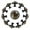 Multicolored 03, variant on 12 Pack Round Glass Drawer Knobs For Kitchen Cabinet With Screws, Vintage Butterfly with Sun Flowers on Black Crystal Diamond Shaped Cupboard Knobs For Kitchen Office Bathroom