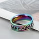 thumbnail image 3 of Anillos de cadena giratoria de acero de titanio para mujeres y hombres, anillo giratorio de descompresión, anillo de cadena multifuncional, abrebotellas, regalo, 3 of 4