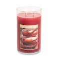 thumbnail image 4 of Colonial Candle Cinnamon Chai 18 Oz 2 Wick Candle, Red, 4 of 6