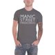 thumbnail image 1 of Manic Street Preachers - Camiseta Logotipo Invertido de Algodón para Adultos Unisex (Gris Carbón), 1 of 2