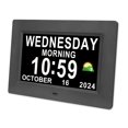 thumbnail image 1 of Reloj digital para demencia SSINI de 7 pulgadas con 15 alarmas, 1 of 7