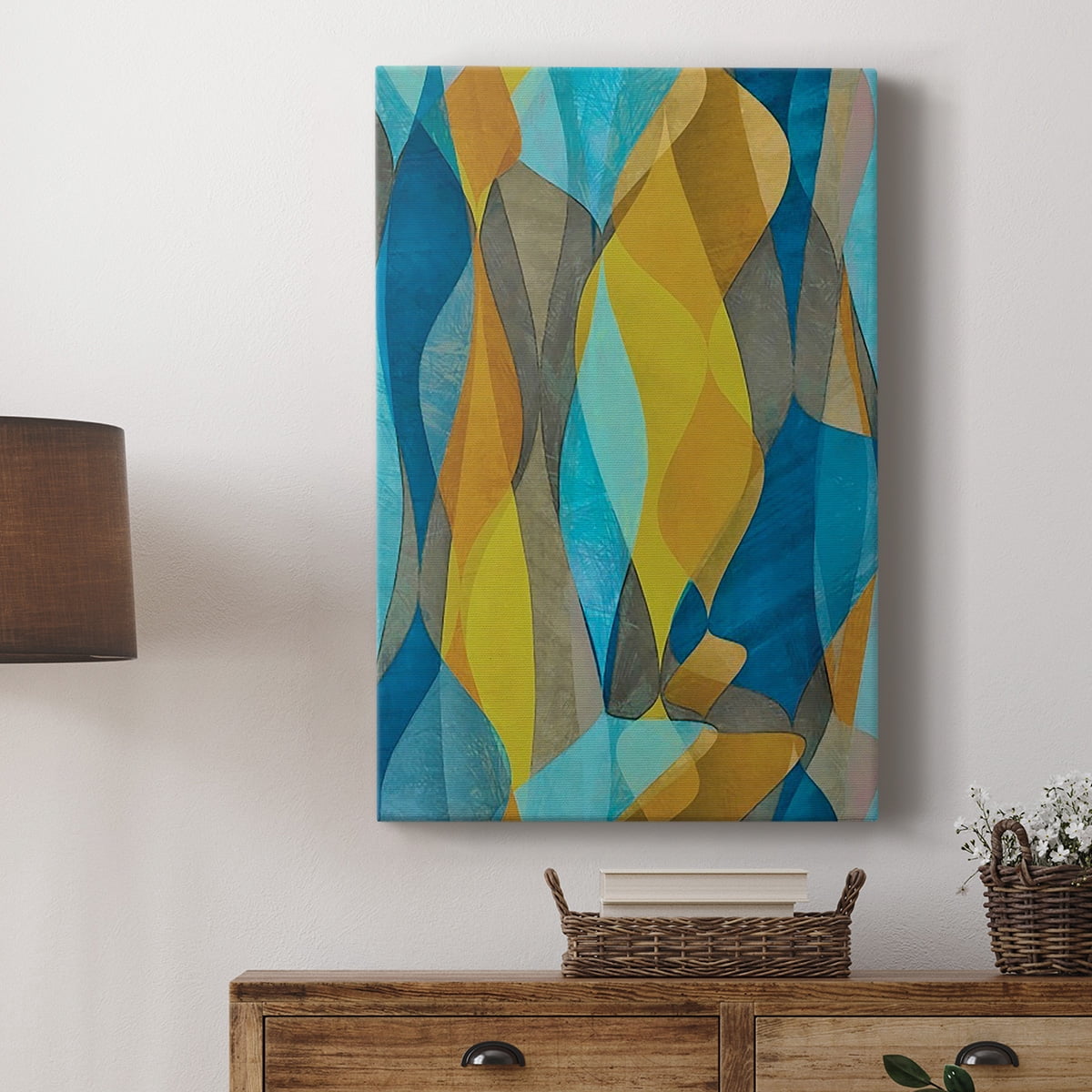Colorful Cascade II Premium Gallery Wrapped Canvas - Ready to Hang