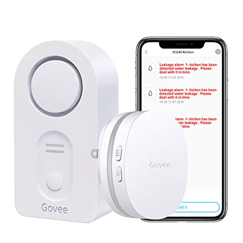 Govee WiFi Water Leak Detector Smart APP Leak Alert Wireless Water