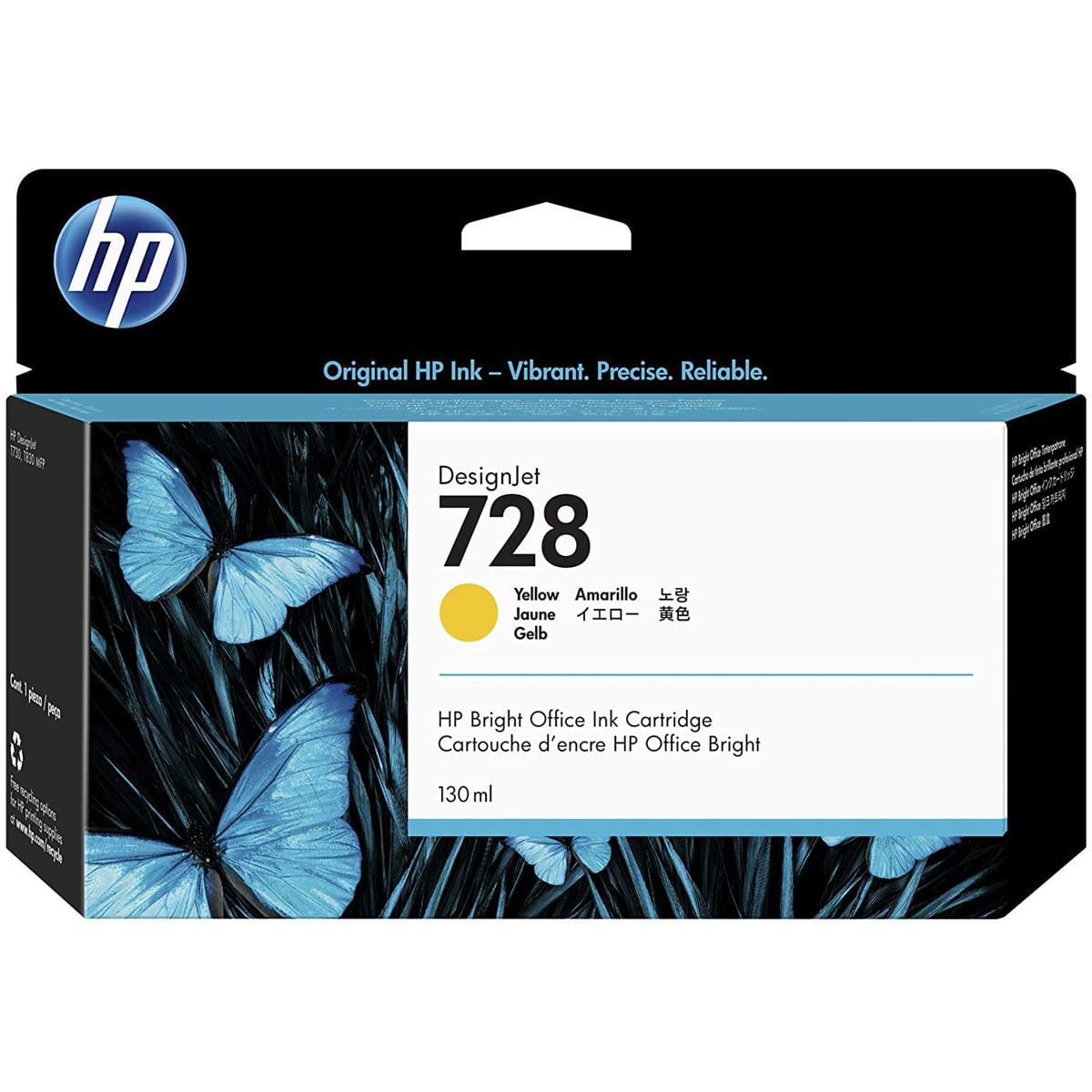 HP DesignJet T830 24" Wireless Large Format Multifunction Color Inkjet Plotter Printer, Bundle with Color and High Capacity Black Ink Pack