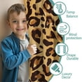 thumbnail image 3 of Blackout Kids Curtains,Yellow and Brown Of Leopard Print Childrens Insulated Curtains Set Of 2,Bedroom Essentials,Toddler Room Decor 42"x84", 3 of 5
