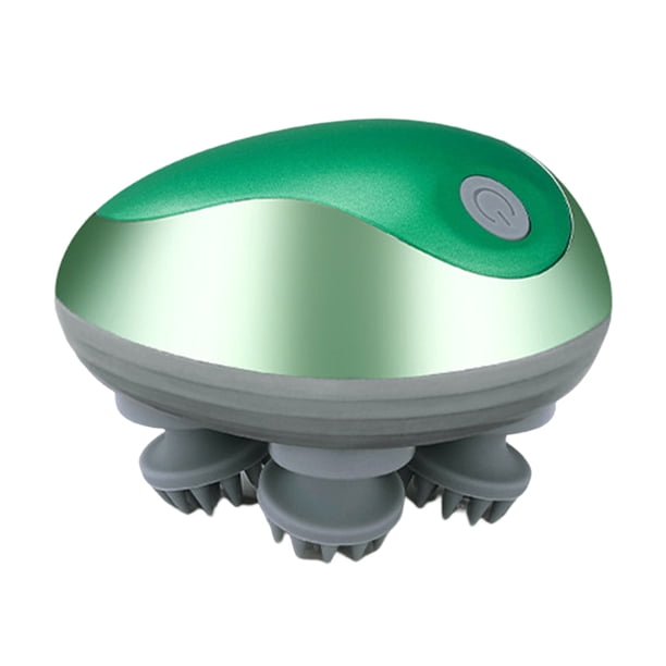 DQrwqpou Masajeador Eléctrico Espalda Y Cuello Suministros Multifuncionales Silicona para (verde)