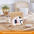 thumbnail image 6 of Yayeee Napkin Holder for Table Kitchen Paper Tissue Organization, White Simple Shapes, 6 of 8