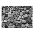 thumbnail image 2 of Tiptophomedecor Peel and Stick Wallpaper Wall Mural - Grey Stacked Stones - Removable Wall Decals, 2 of 3
