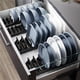 thumbnail image 3 of Escurridor De Platos De Aluminio Espacial, Estante Para Cubiertos, Cajón, Estante Para Platos, Suministros De Cocina Sin Clavos, Estante De Almacenamiento Adecuado Para Mostradores De Cocina Monstrate HA027598-02, 3 of 7