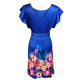 thumbnail image 5 of Vestidos de manga corta con volantes plisados y cuello redondo informales de verano para mujer (cinturón incluido) Fridja nalpqowj28774, 5 of 5