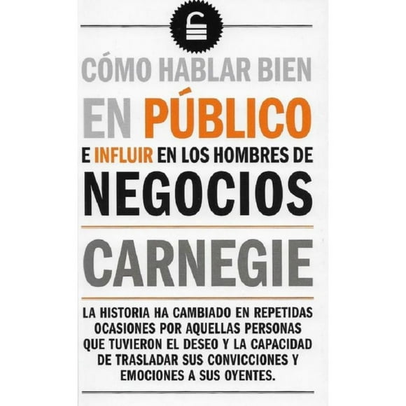 Libro Como Hablar Bien En Publico Tapa Blanda, Autor Dale Carnegie, Editorial Biblock