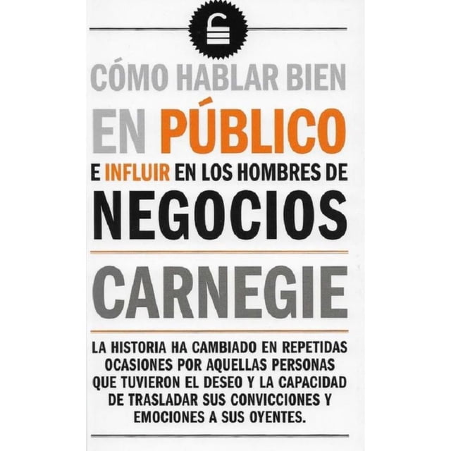Libro Como Hablar Bien En Publico Tapa Blanda, Autor Dale Carnegie, Editorial Biblock