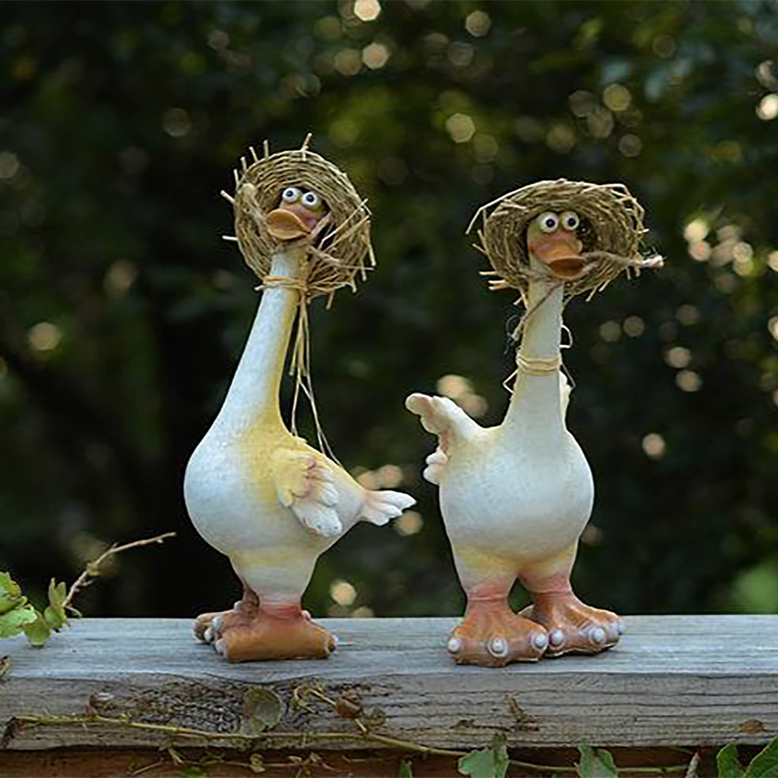 Creative Outdoor Garden Simulation Resin Bird Home Decor Crafts  Ornaments