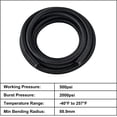 thumbnail image 2 of GFDYREE 8AN Fuel Line Kit, 8AN Nylon Braided Fuel Line Hose Fitting Kit CPE 20FT Black, 2 of 5