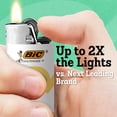 thumbnail image 6 of BIC Ecolutions Pocket Lighter, Ecofriendly Candle Lighters, Recycled Packaging, 2 Pack, 6 of 12