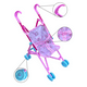 thumbnail image 2 of Carriola Carreola para Muñecas Rosa Plegable 36 cm x 28 cm x 18.5 cm, Carriola Ligera Infantil con Ruedas Dobles, Juguete para Juego de Roles, 2 of 5