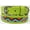 Lime Green, variant on Large 21''- 25'' Soft Genuine Leather Beaded Padded Dog Puppy Collar  60RT12PR