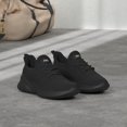 thumbnail image 3 of Zapatillas de senderismo Akk para mujer, espuma viscoelástica, color negro, talla 7.5, 3 of 7